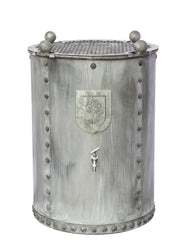 RHS Round Handcrafted Galvanised Steel Water Butt