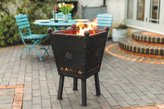 Handcrafted Galvanised Steel Firepit & Grill