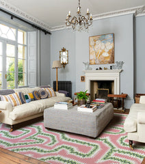 Moorish Pink Flatwoven Wool Rug by Rapture & Wright | Amy Kent