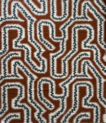 Moorish Burnt Orange Flatwoven Wool Rug by Rapture & Wright | Amy Kent