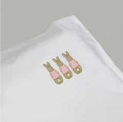 Children's Cotton Bed Linen Set- Pink Bunnies, Cotton & Company