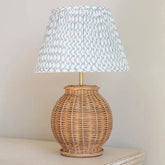 Rattan Small Ball Lamp Base in Natural | Patton House