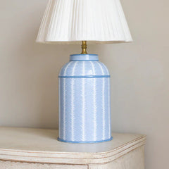 Blue & White Fern Design Lamp base | Patton House
