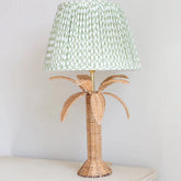 Rattan Palm Tree Lamp Base in Natural | Patton House