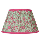 Green and Pink Floral Gathered Empire Lampshade | Kelling Home