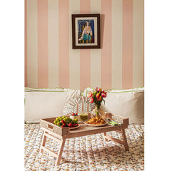 Rattan Breakfast Tray | Pink | Casa JJ