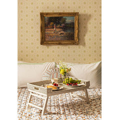 Rattan Breakfast Tray | White | Casa JJ