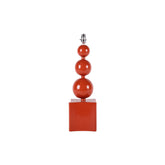Triple Ball Table Lamp with High Gloss Finish | Orange | Kelling Home