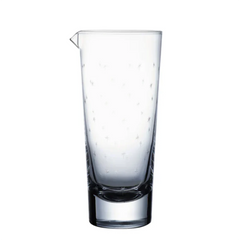 The Vintage List Crystal Mixing Glass with Stars Design