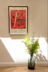 Musee National Message Biblique, Nice 1975, Orginal Chagall Poster, Hommage Art