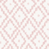 Serra Sol Pink Wallpaper | Ikat Chevron | Mews Furnishings