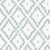 Serra Sol Sage Green Wallpaper | Ikat Chevron | Mews Furnishings
