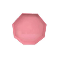 Medium Octagon Lacquered Tray | Pink | Casa JJ