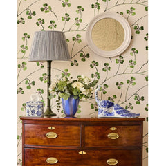 Striped Scalloped Blue and Pink Glass Vase | Casa JJ