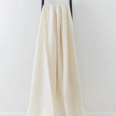 Large Ivory Throw | Merino Wool | Isle Mill | Clove Snowcap