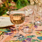 Set of 4 Crystal Daphne Wine Glasses | Ovals Design | Vintage List