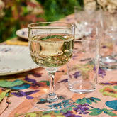 Set of 4 Crystal Daphne Wine Glasses | Stars Design | Vintage List