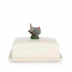 Turkey Butter Dish | Quail Ceramics