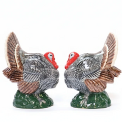 Turkey Salt & Pepper Shakers | Quail Ceramics