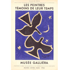 Les Peintres Temoins De Leur Temps - Musee Galliera, Paris 1961, Orginal Lithograph, Hommage Art