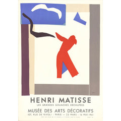 Musée Des Arts Decratifs, Paris 1961, Henri Matisse Orginal Poster