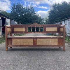 Antique Box Bench with Decorative Grain Paint | John Cornall