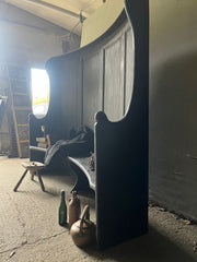Antique Farmhouse or Tavern Settle in Original Paint | John Cornall