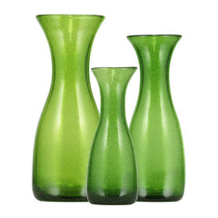 Apple Green Handmade Glass Carafe