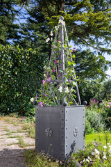 Small Traditional Georgian Style Handcrafted Galvanised Steel Obelisk