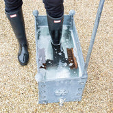 Classic Georgian Style Galvanised Steel Boot Washer