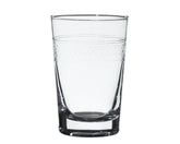 Set of 6 'Bands' Crystal Tumblers The Vintage List