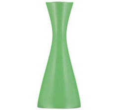 Handcrafted Wooden Candleholder In Porcelain Green
