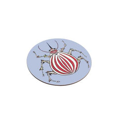 Pandora' Blue & Red Beetle Coaster