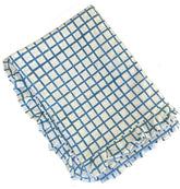 Pink Ruffle Check Tablecloth