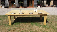 Boarded Solid Oak Garden Table