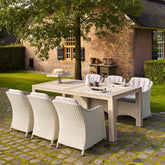Solid Oak Garden DiningTable