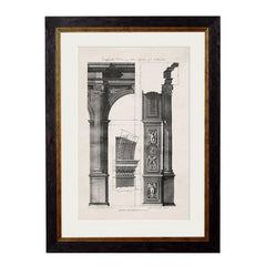 C.1796 Architectural Study of Arches Framed Prints