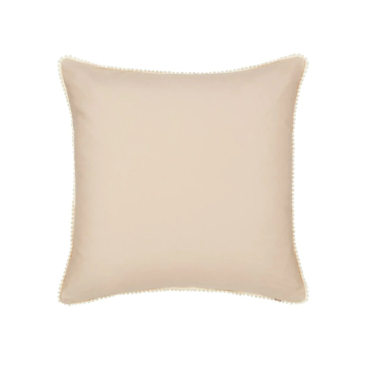 Luxury Silk Square Burnt Red & Cream Ikat Cushion