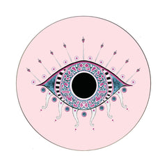 Scarlett Evil Eye' Pink Placemat