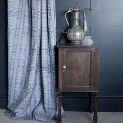 Arabica Middle Eastern Inspired, Ikat Blue Fabric | Julia Brendel