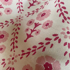Indian Summer | Bright Pink Floral Fabric | Julia Brendel