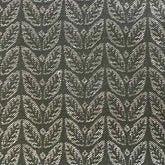 Memory Leaf Design Forest Green Linen Fabric | Julia Brendel