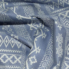 Arabica Middle Eastern Inspired, Ikat Blue Fabric | Julia Brendel