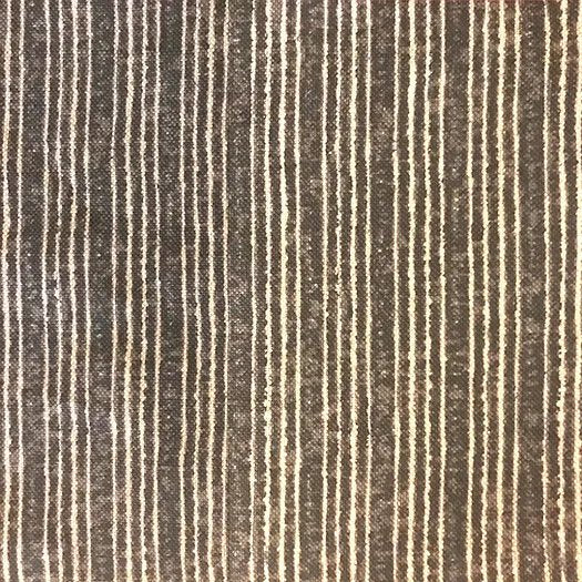 Tribes Narrow Stripe in Charcoal, Linen Fabric | Julia Brendel