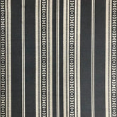 Memory Striped Natural on Grey Linen Fabric