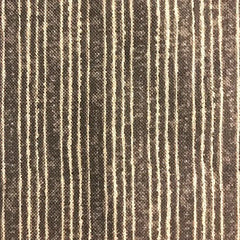 Tribes Narrow Stripe in Charcoal, Linen Fabric | Julia Brendel