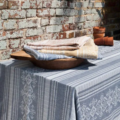 Nostalgia Tablecloth in Blue & Cream | Julia Brendel