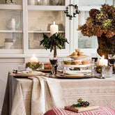 Hungarica Tablecloth in Natural & Cream | Julia Brendel