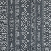 Arabica Middle Eastern Inspired, Ikat Charcoal Grey Fabric | Julia Brendel