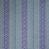 Aztec Chevron Stripe Fabric in Navy, Gunmetal Grey & Emerald Green | Julia Brendel
